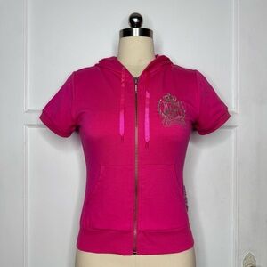 Liz Lisa hot pink zip up hoodie
